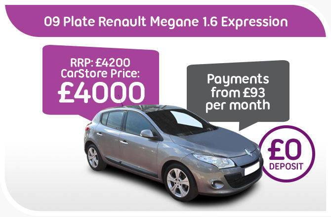 09 Plate Renault Megane Expression
